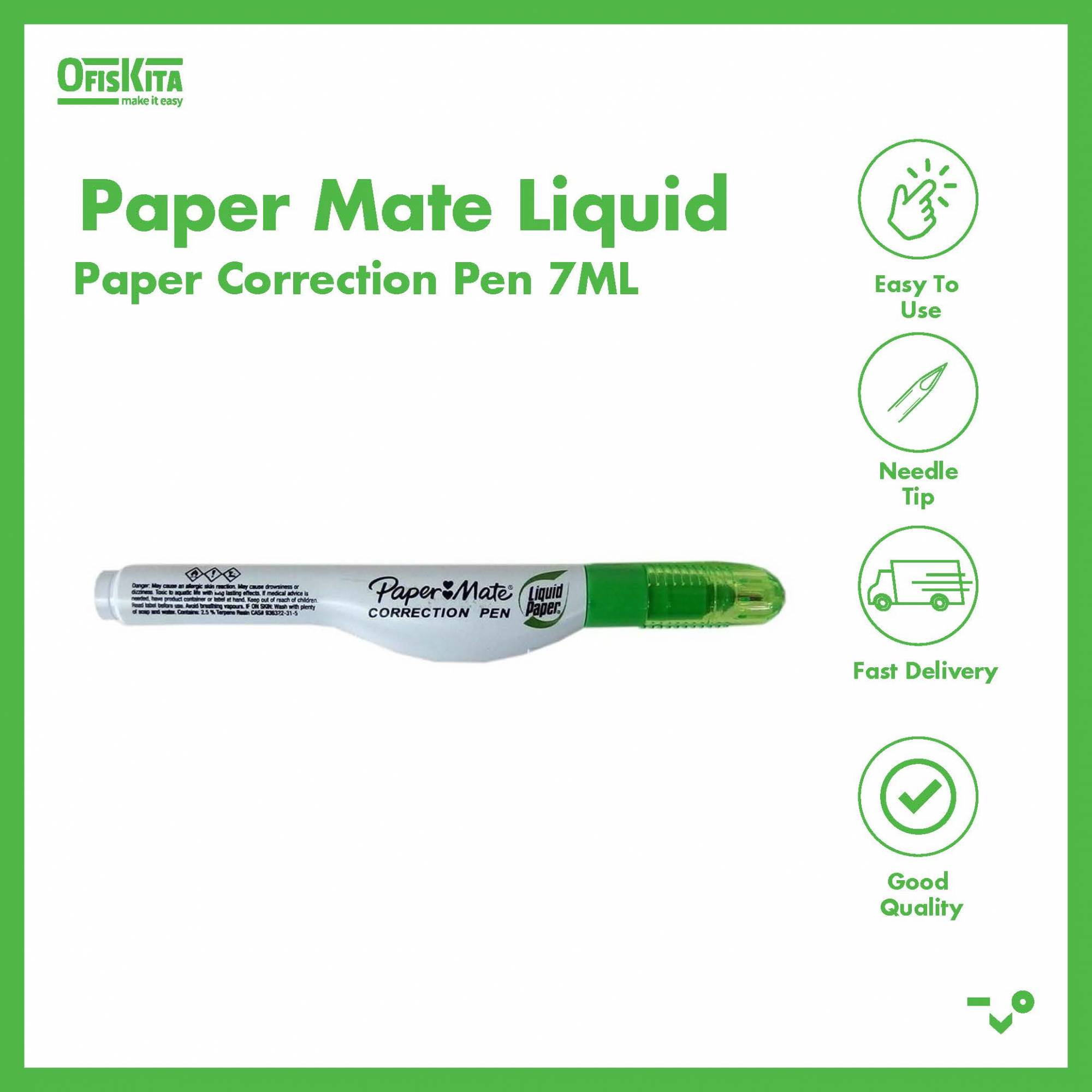 Ofiskita Paper Mate Liquid Paper Correction Pen 7ML